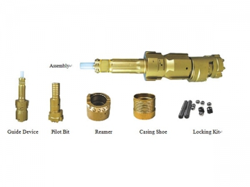 Three Piece Eccentric Overburden Drilling System