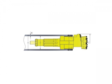 Three Piece Eccentric Overburden Drilling System