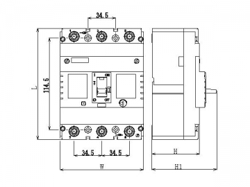 DAM3-250 MCCB Molded Case Circuit Breaker